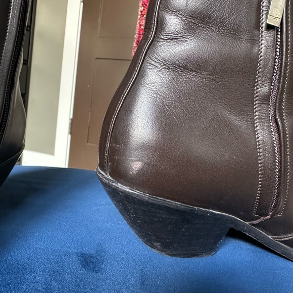 Saint Laurent West 45 Booties in Ebano - Picture 7 of 12